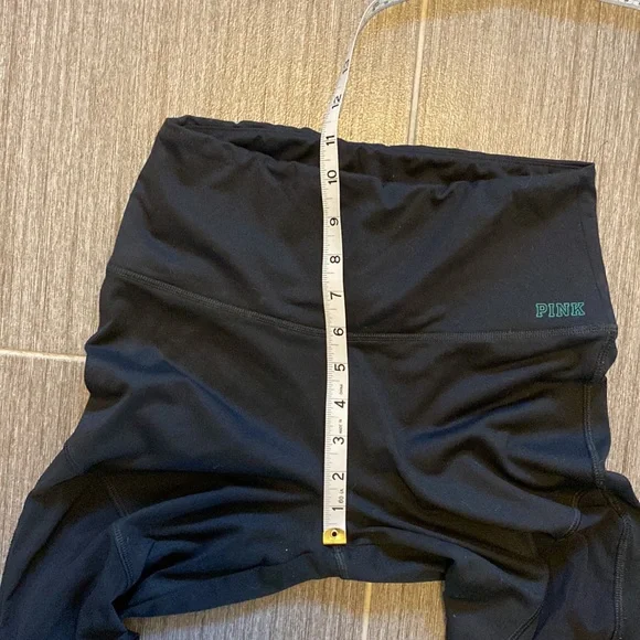 PINK Victorias Secret Black Leggings MSU Michigan State University Small… - Picture 5 of 10